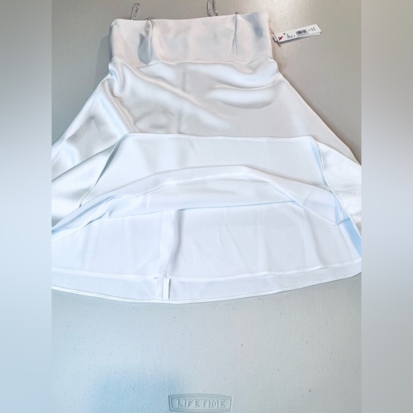 Alice + Olivia SUTTON CRYSTAL STRAP MINI DRESS, Solid White, Size 0 - Picture 14 of 16